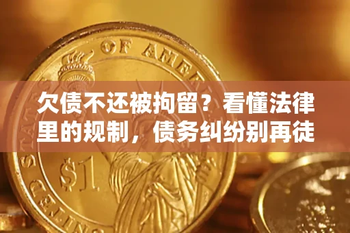 北京欠债不还被拘留？看懂法律里的规制，债务纠纷别再徒劳奔波