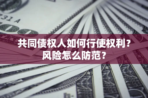北京共同债权人如何行使权利？风险怎么防范？