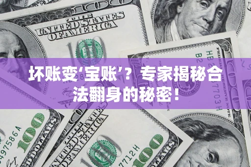 北京坏账变‘宝账’？专家揭秘合法翻身的秘密！