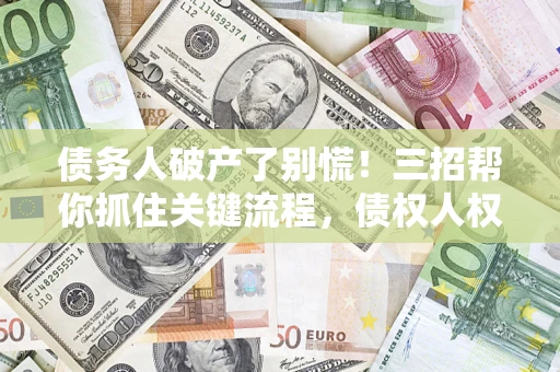 北京债务人破产了别慌！三招帮你抓住关键流程，债权人权益不再缩水